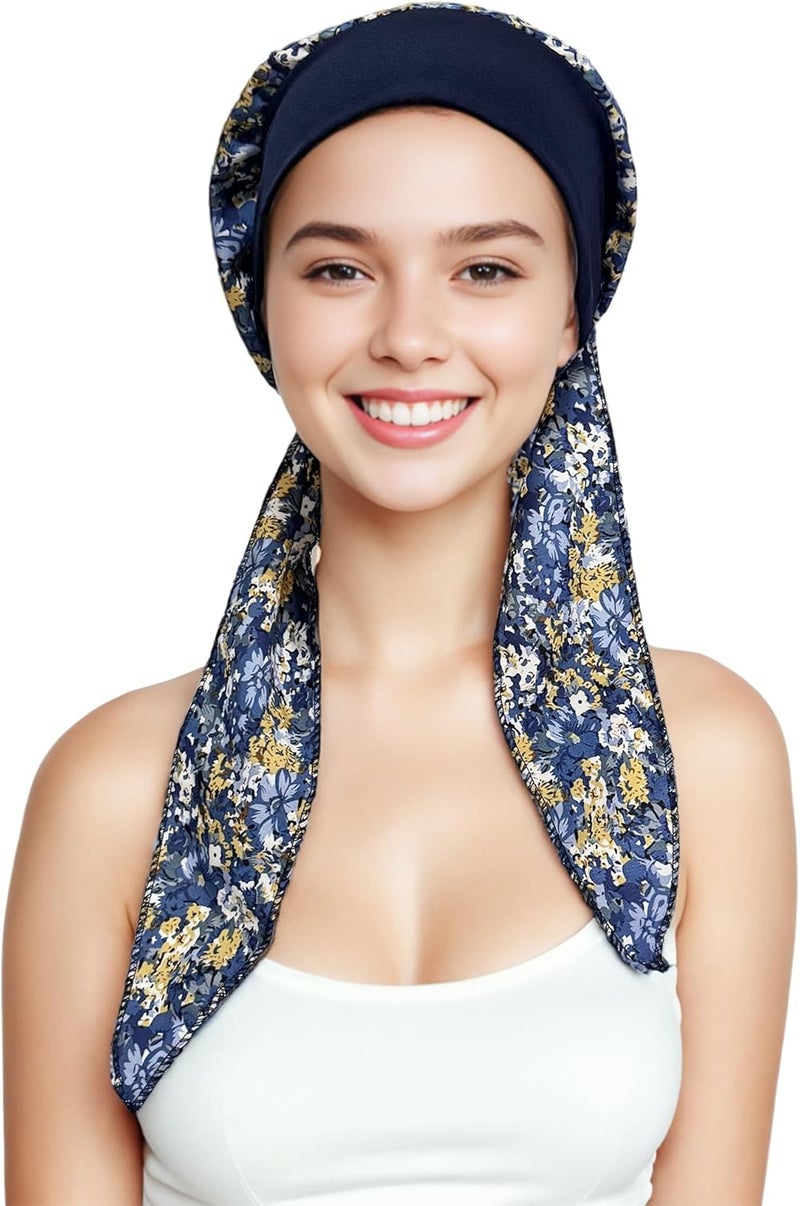 Belleshow Chemo Headwear Turbans for Women, Cancer Head Scarf, Headwear Coverings Caps, Head Wraps for Cancer Patients - Image 2